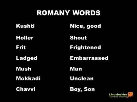  RomaniGypsy Proverbs. . Gypsy words and meanings